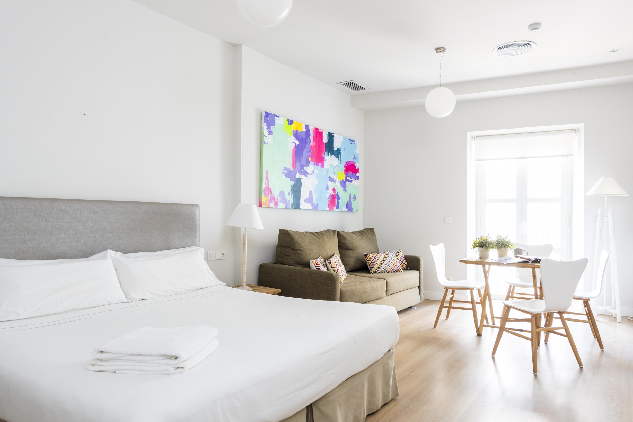 Suites Sevilla Plaza Bagian luar foto